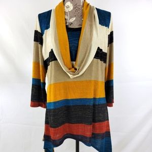 CHIASSO COWL NECK TUNIC